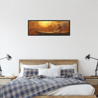 Egyptian Sun God Wall Art – Mythology Boat of Ra C