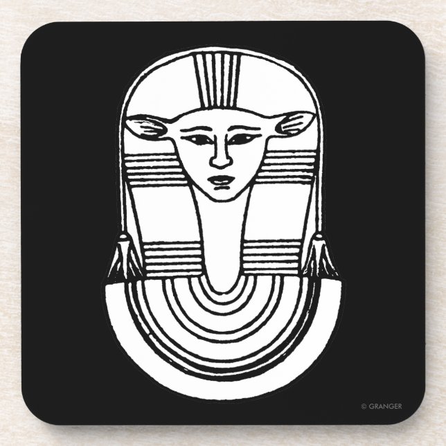 Egyptian Symbol: Hathor Drink Coaster (Front)