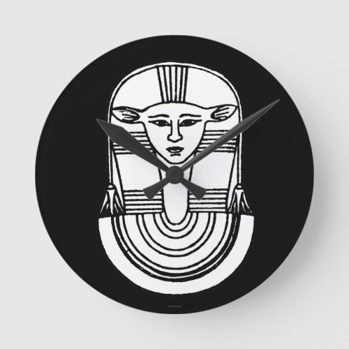 Egyptian Symbol Hathor Round Clock