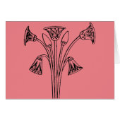 Egyptian Symbol: Lotus (Front Horizontal)