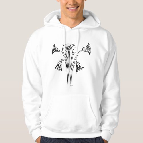 Egyptian Symbol Lotus Hoodie