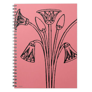Egyptian Symbol: Lotus Notebook