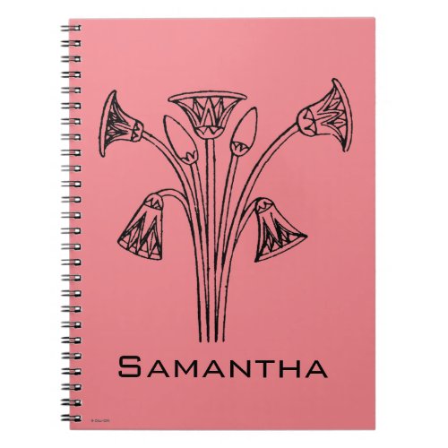 Egyptian Symbol Lotus Notebook