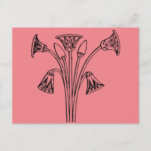 Egyptian Symbol: Lotus Postcard