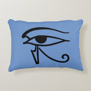 Egyptian Symbol: Utchat Accent Pillow