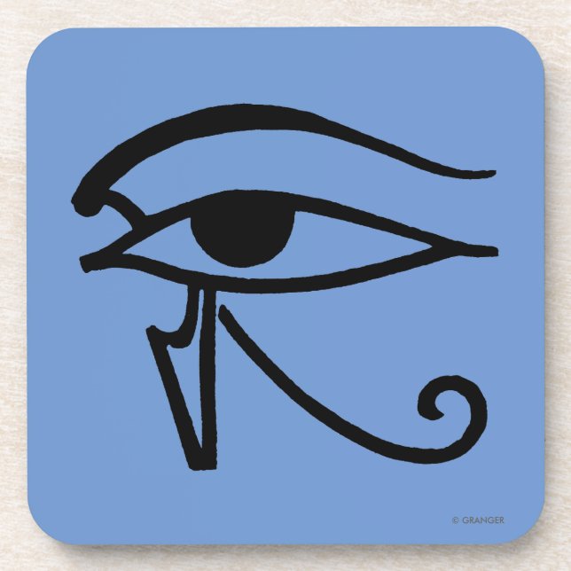 Egyptian Symbol: Utchat Coaster (Front)