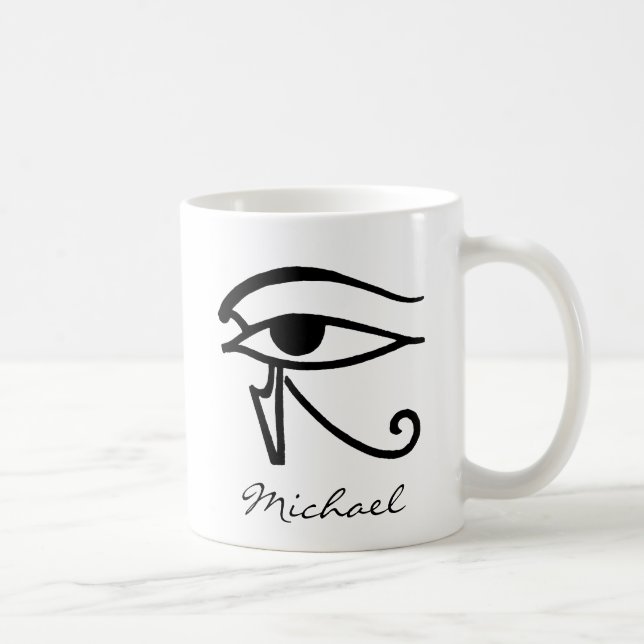 Egyptian Symbol: Utchat Coffee Mug (Right)