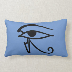 Egyptian Symbol: Utchat Lumbar Pillow