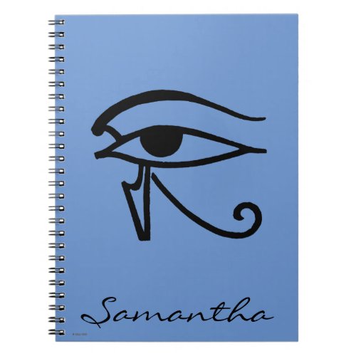 Egyptian Symbol Utchat Notebook