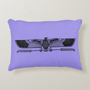 Egyptian Symbol: Vulture Decorative Pillow