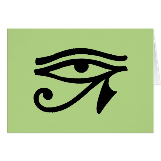 Egyptian Symbol: Wedjat (Front Horizontal)