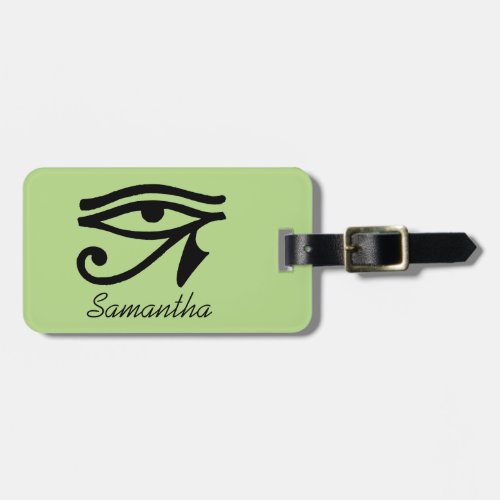 Egyptian Symbol Wedjat Luggage Tag