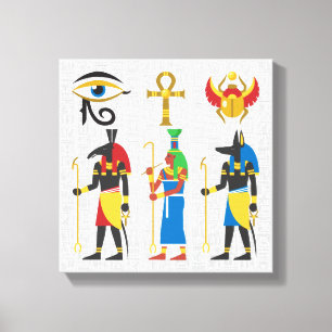 Egyptian Symbols Canvas Print