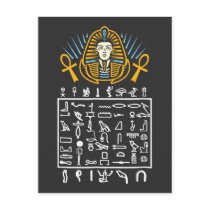Egyptian Symbols Hieroglyphic Egypt Pharaoh Histor Postcard Egyptian Symbols Hieroglyphic Egypt Pharaoh Histor Postcard