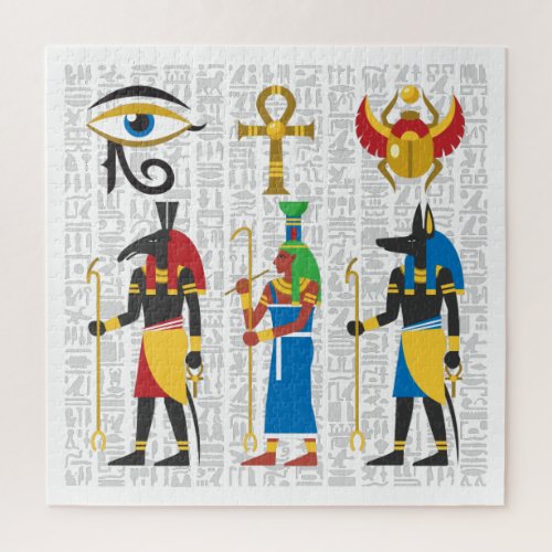 Egyptian Symbols Jigsaw Puzzle
