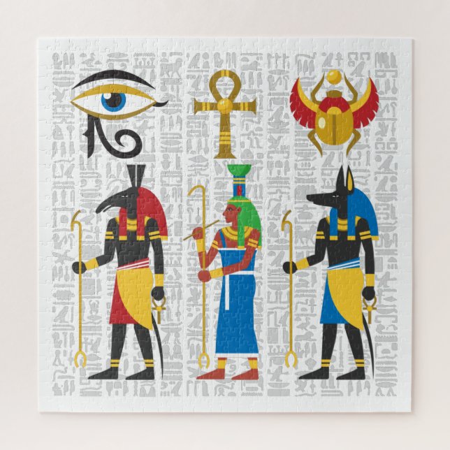 Egyptian Symbols Jigsaw Puzzle (Vertical)