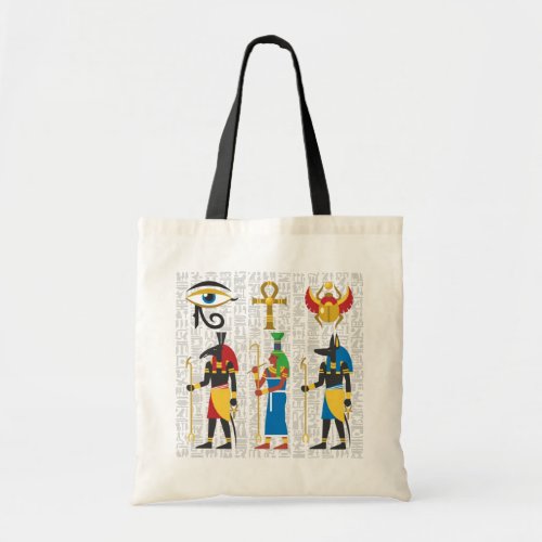 Egyptian Symbols Tote Bag