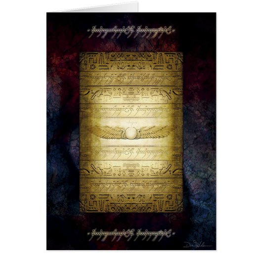 Egyptian Tablet Cards (Front)