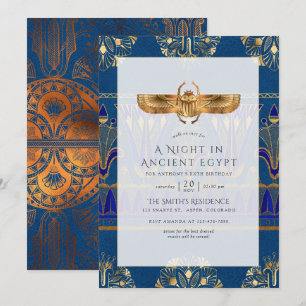 Egyptian Themed Party Invitation