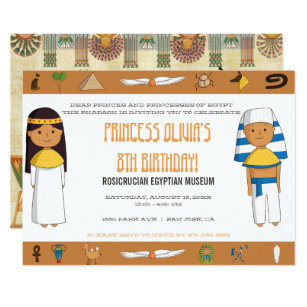 Egyptian Invitations | Zazzle
