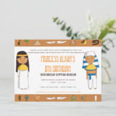 Egyptian Themed Party Invitation (Standing Front)