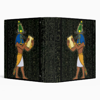 Egyptian Thoth and Hieroglyphs Binder