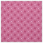 Egyptian tile pattern, burgundy and pink fabric