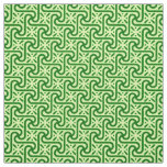 Egyptian tile pattern, emerald and lime green fabric