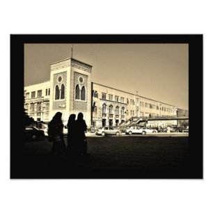 Egyptian Train Station Photo Print