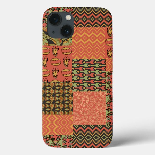 Egyptian Tribal Faux Patchwork Case-Mate iPad Case (Back)