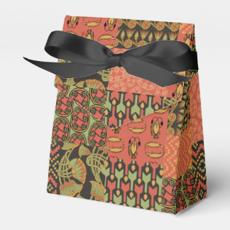 Egyptian Tribal Faux Patchwork Tent Favour Box