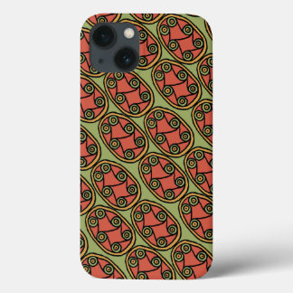 Egyptian Tribal Shield on Green iPad Case