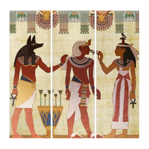 Egyptian Triptych Wall Art