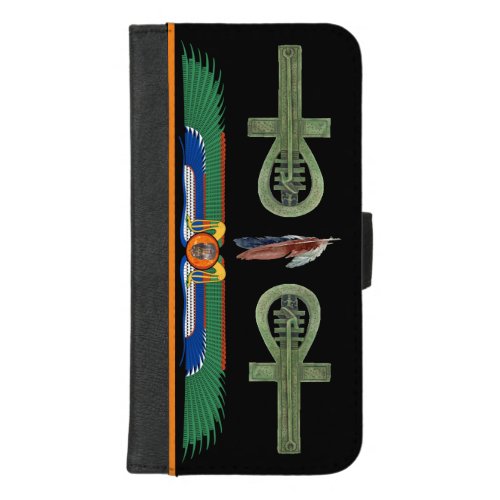 Egyptian tutankhamun iPhone 87 Plus Wallet Case