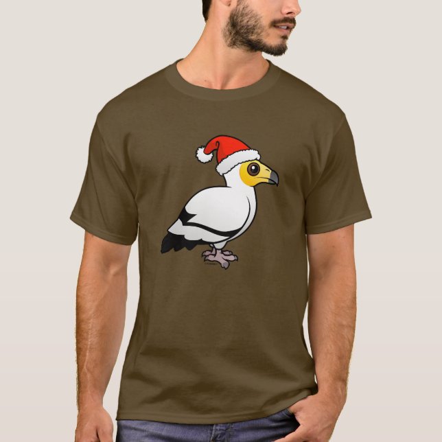 Egyptian Vulture Santa T-Shirt (Front)