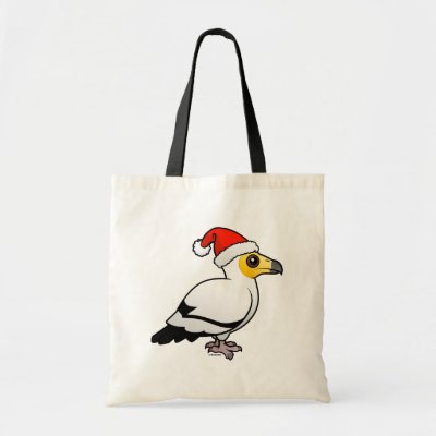 Egyptian Vulture Santa Tote Bag