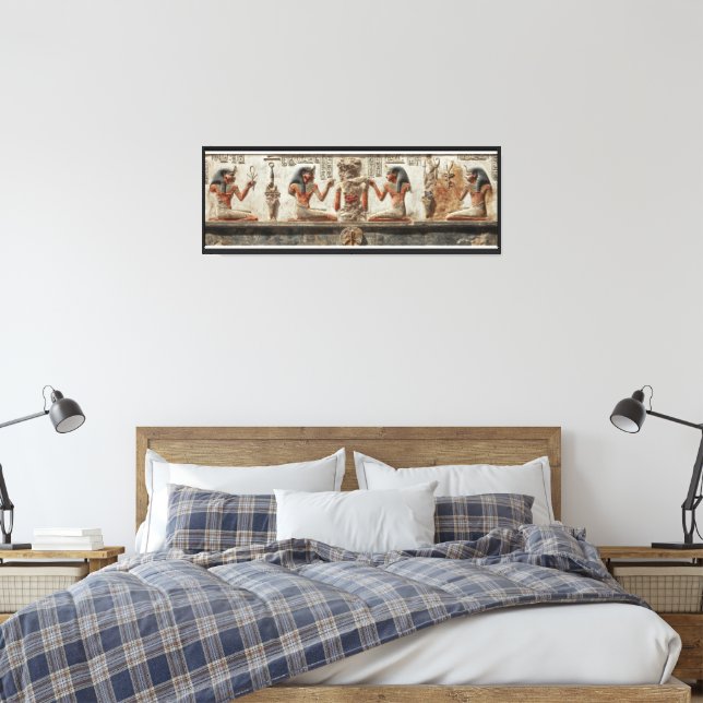 Egyptian Wall Art – Ancient Deities and Mythology  (Insitu(Bedroom))