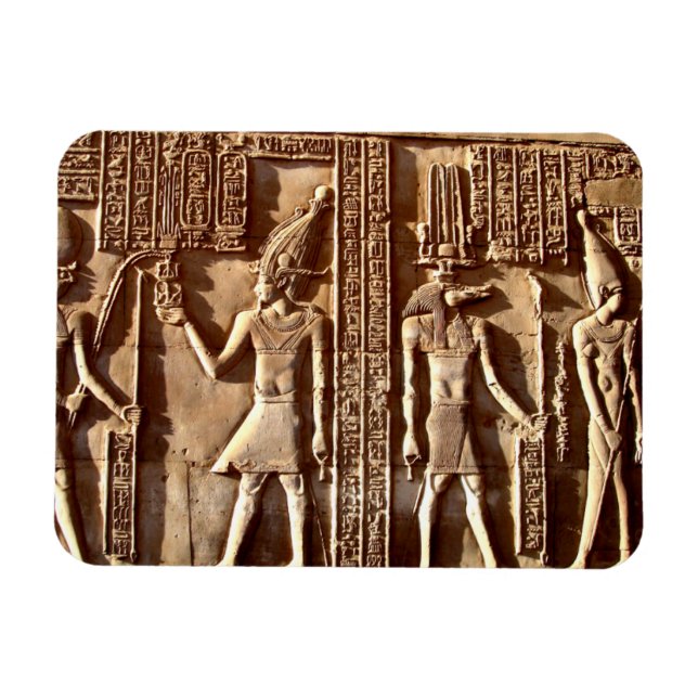 Egyptian Wall Carving Magnet (Horizontal)