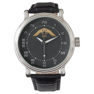 Egyptian Winged Disc Watch