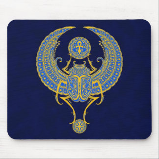 Egyptian Winged Scarab Mouse Pad