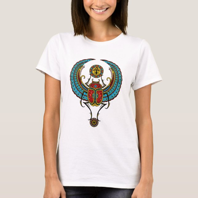 Egyptian Winged Scarab T-Shirt (Front)