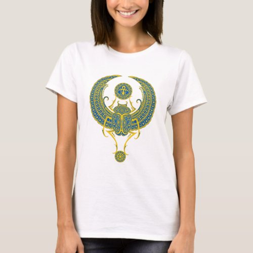 Egyptian Winged Scarab T_Shirt