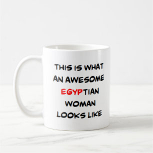 egyptian woman, awesome coffee mug