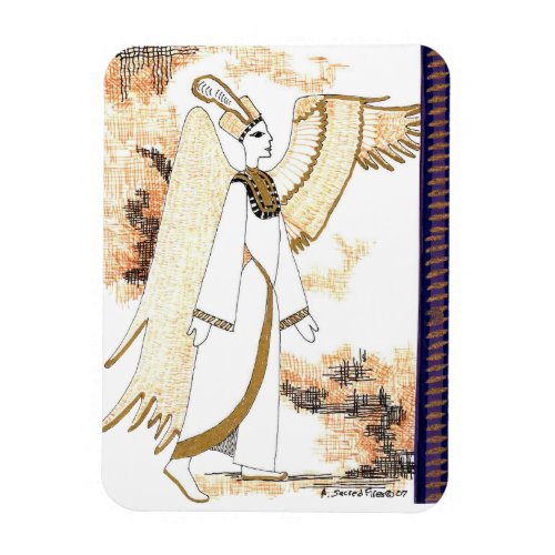 Egyption Goddess Sketched Flexible Refrigerator Magnet