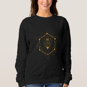 Egyptology Bastet Symbol Kemetic Egyptian Sweatshirt