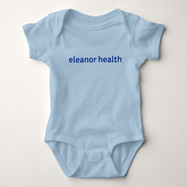 EH baby - blue Bodysuit (Front)