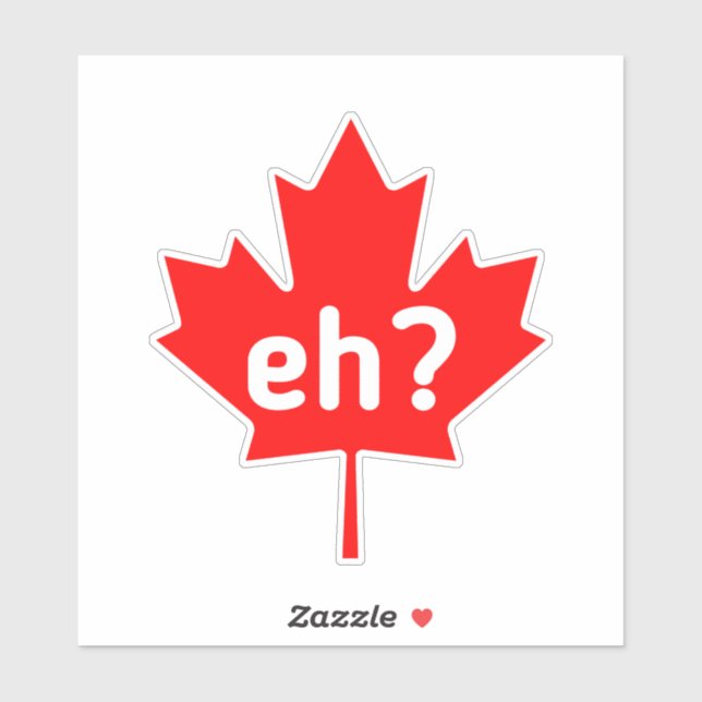eh,canada,canadian,red,maple,leaf,maple leaf,canad sticker (Sheet)