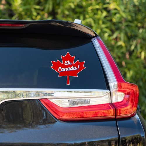 Eh Canada Maple Leaf Celebration Sticker