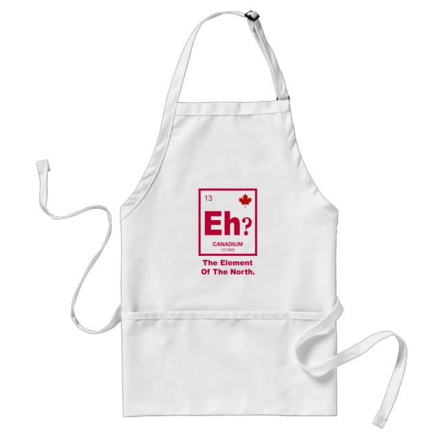 Eh? Canadian Element of Canada Adult Apron (Front)