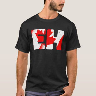 Eh Cool Canadian Slang Expression Canada Maple Lea T-Shirt